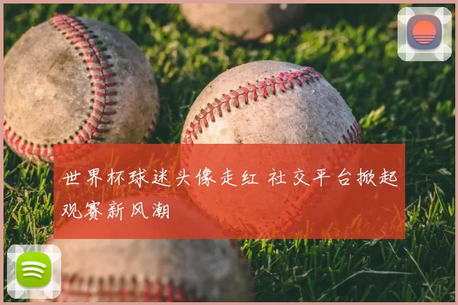 世界杯球迷头像走红 社交平台掀起观赛新风潮